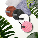 Kit Spugne Struccanti Lavabili E Sostenibili 4pz NERO ROSA BIANCO MARRONE