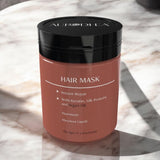 AURODHEA -MASCHERA PER CAPELLI DISTRICANTE ALL'OLIO D'ARGAN - Arricchita con Cheratina e Proteine della Seta