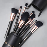 Set Pennelli Luxury (10 Pennelli + Tubo Portapennelli Rigido)
