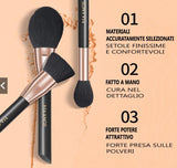 Set Pennelli Luxury (10 Pennelli + Tubo Portapennelli Rigido)